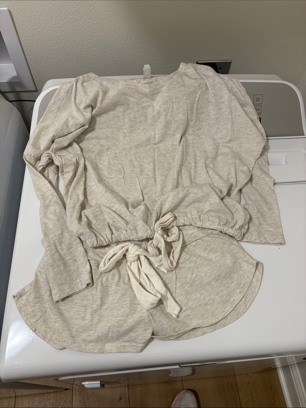 Eberjey Heathered Oatmeal Sleep/Lounge Set